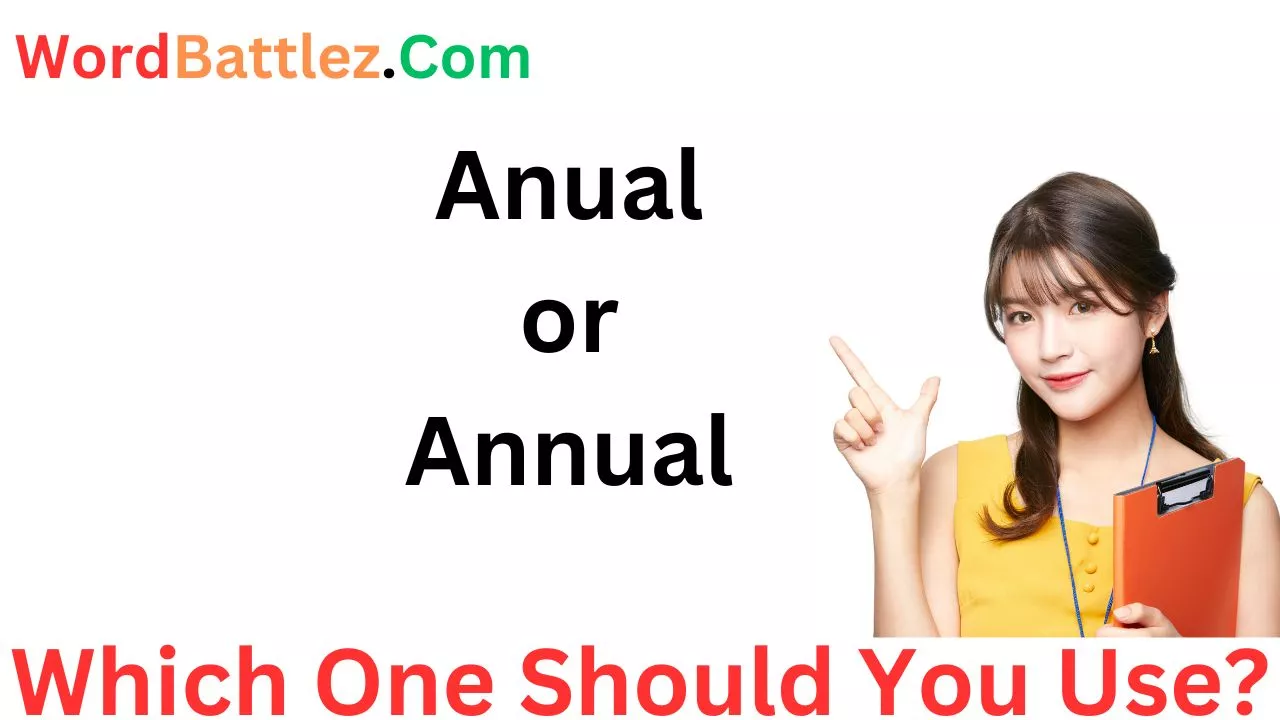 Anual or Annual