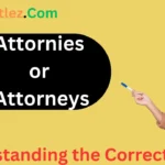 Attornies or Attorneys